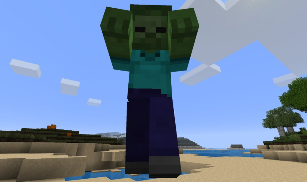 Titanes del pasado: La historia completa del zombi gigante en Minecraft