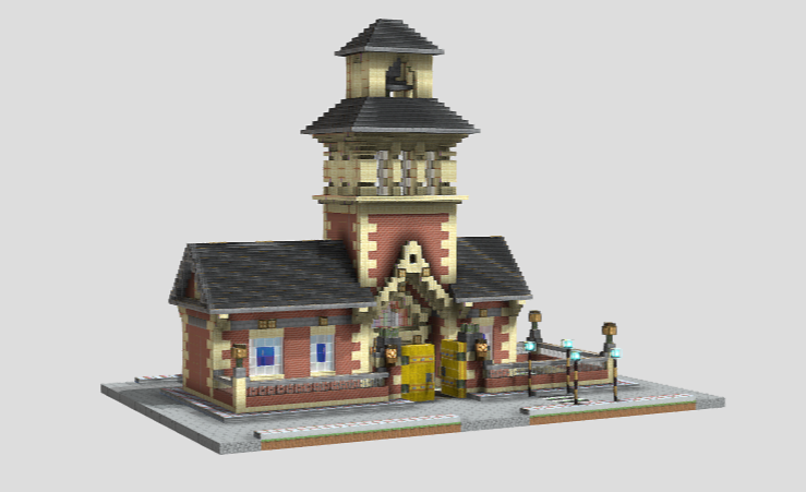 Maison avec une tour