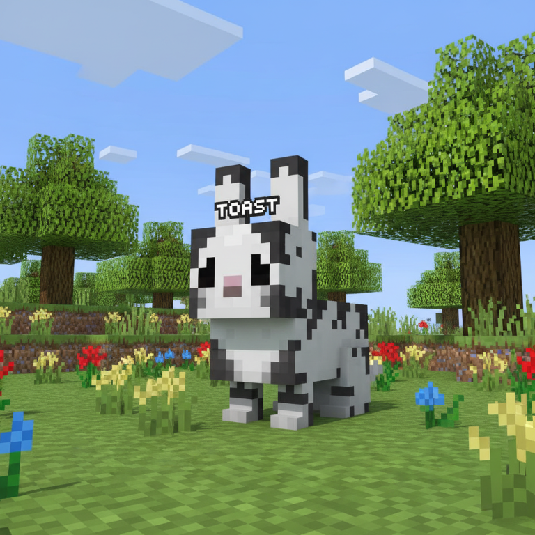 Le cœur dans le code : L'histoire complète du lapin "Toast" dans Minecraft
