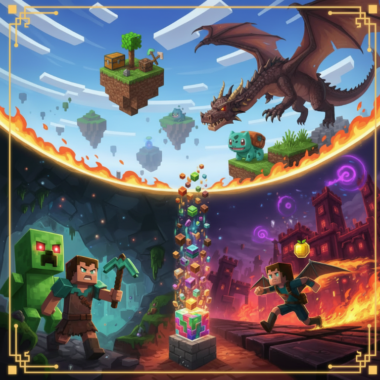 Más allá de la supervivencia: las formas más inusuales de completar Minecraft