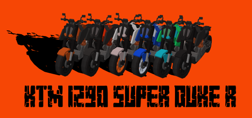 Motorcycle KTM 1290 Super Duke R