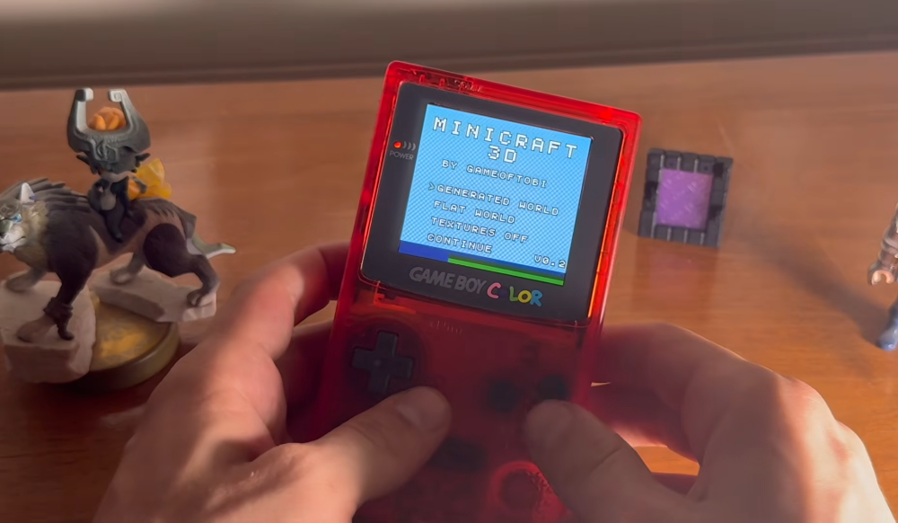 Game Boy Color’da Minecraft: bir meraklı 3D sandbox’ı 8 bitlik konsolda nasıl çalıştırdı