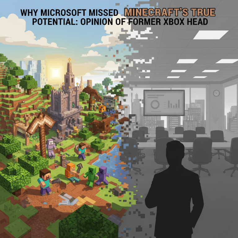 Por qué Microsoft perdió el verdadero potencial de Minecraft: opinión del exjefe de Xbox