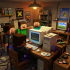 Küp dünyalı geçmişe bir Minecraft bileti