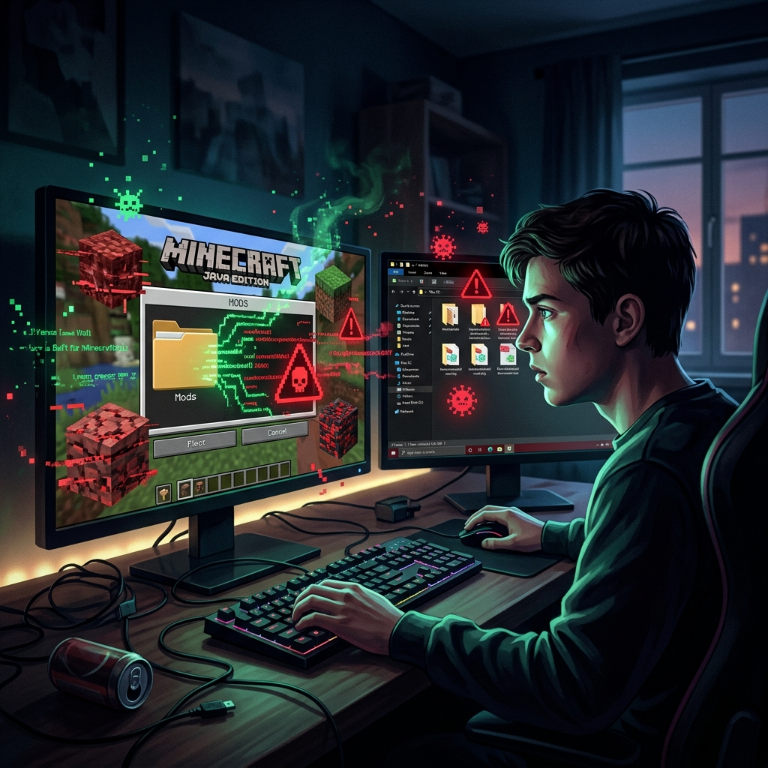 Eric Parker, Minecraft modları üzerinden PC'lere bulaşma yöntemini ortaya çıkardı: Her oyuncunun bilmesi gerekenler